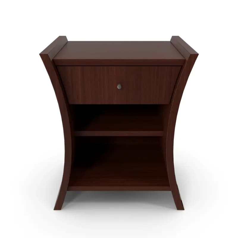 Bedside Table African Cherry